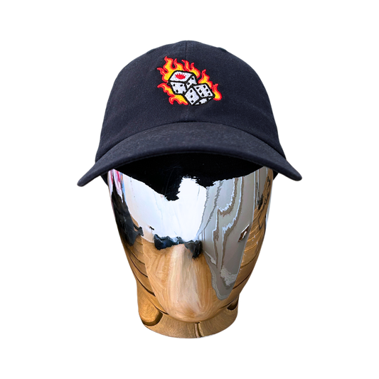 Flaming Dice Hat