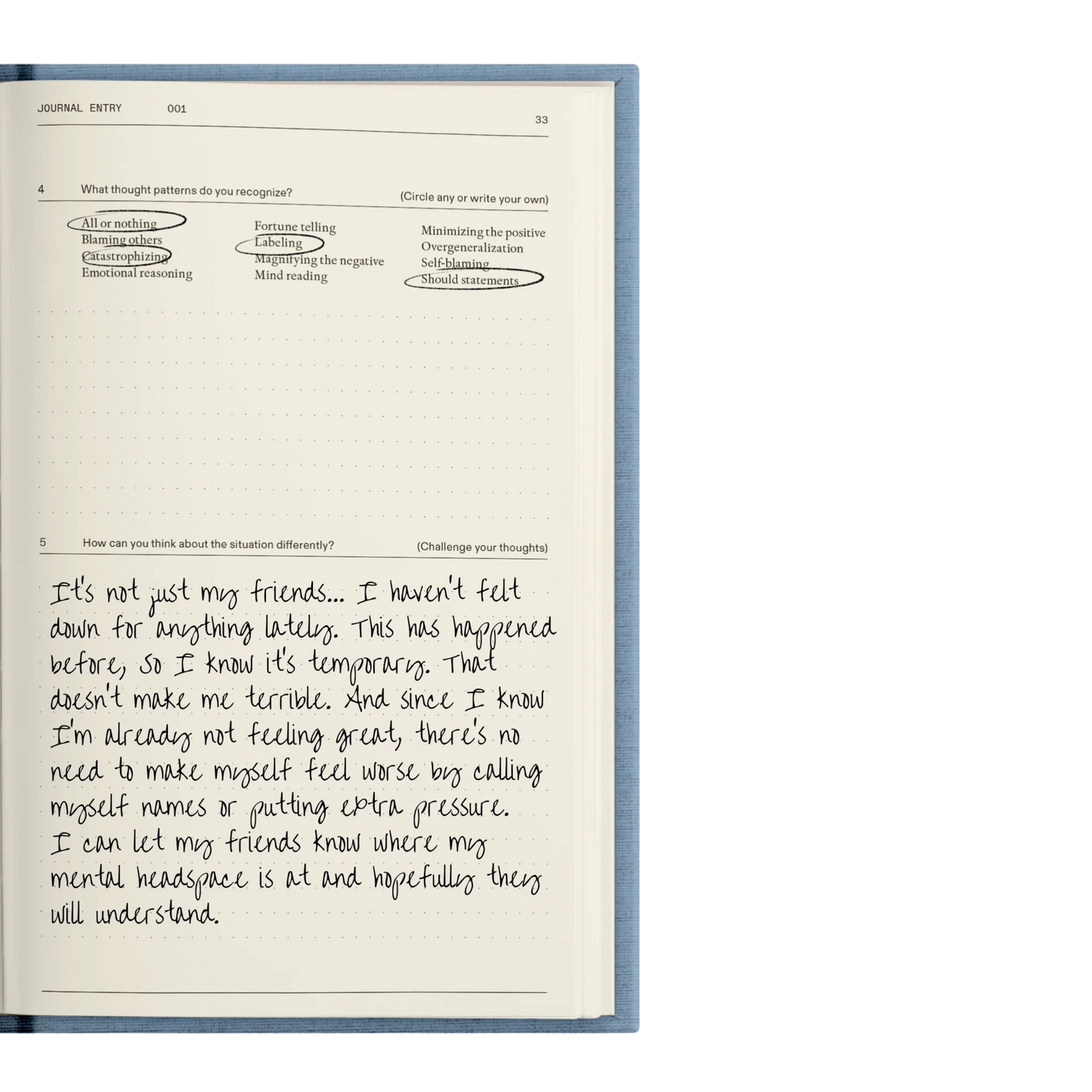 Anti-Anxiety Notebook