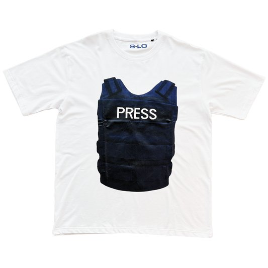 Press Tee - White