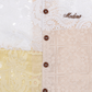 Cream Patchwork Short Sleeve Crochet Shirt