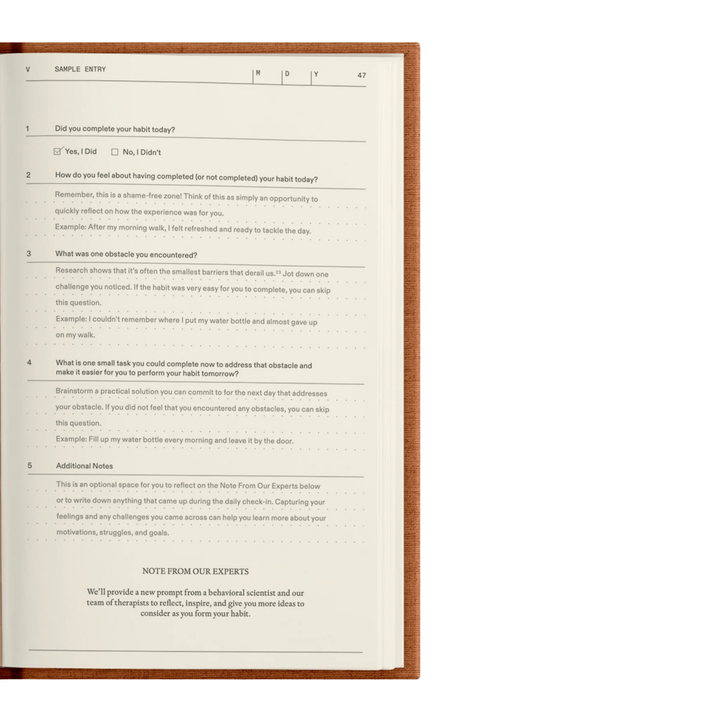 Build-a-Habit Journal
