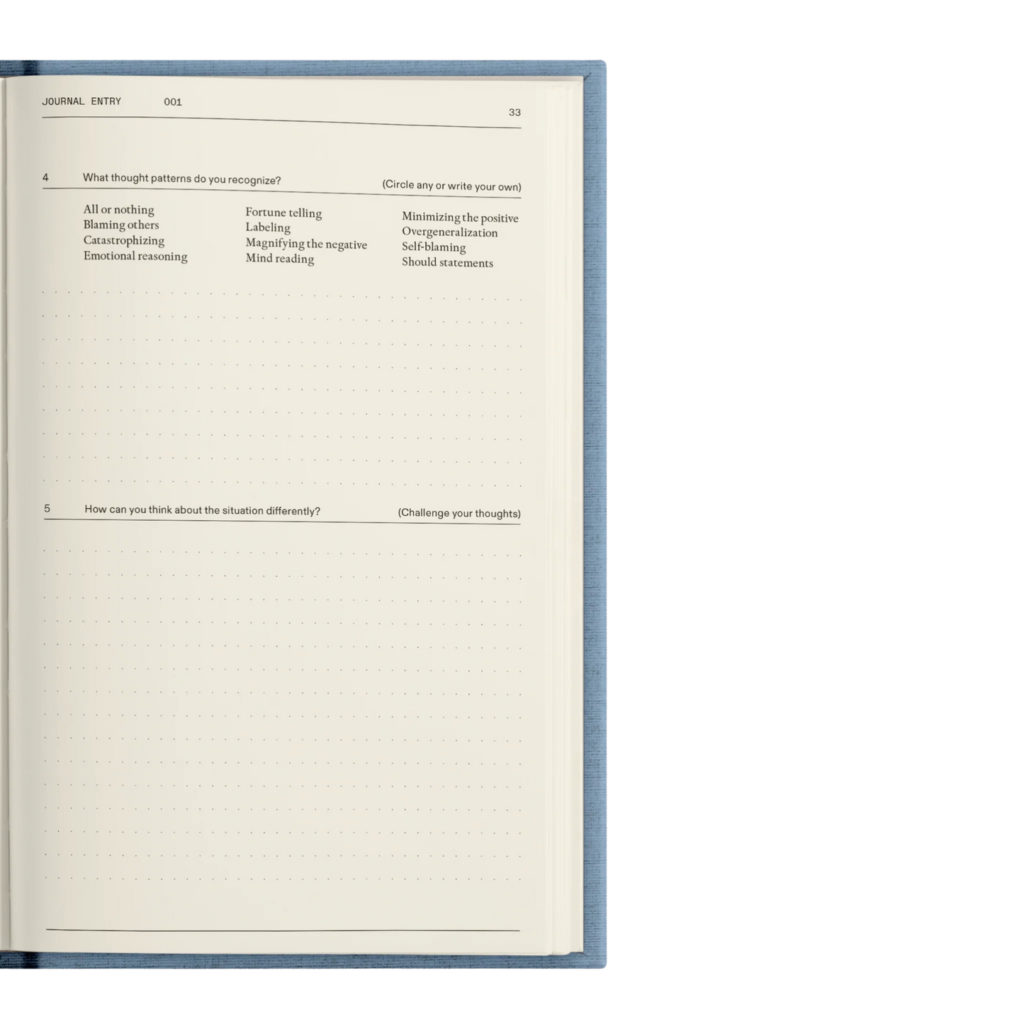 Anti-Anxiety Notebook