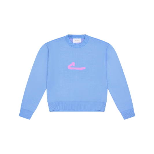 Sky Blue Knitted Harakah Jumper