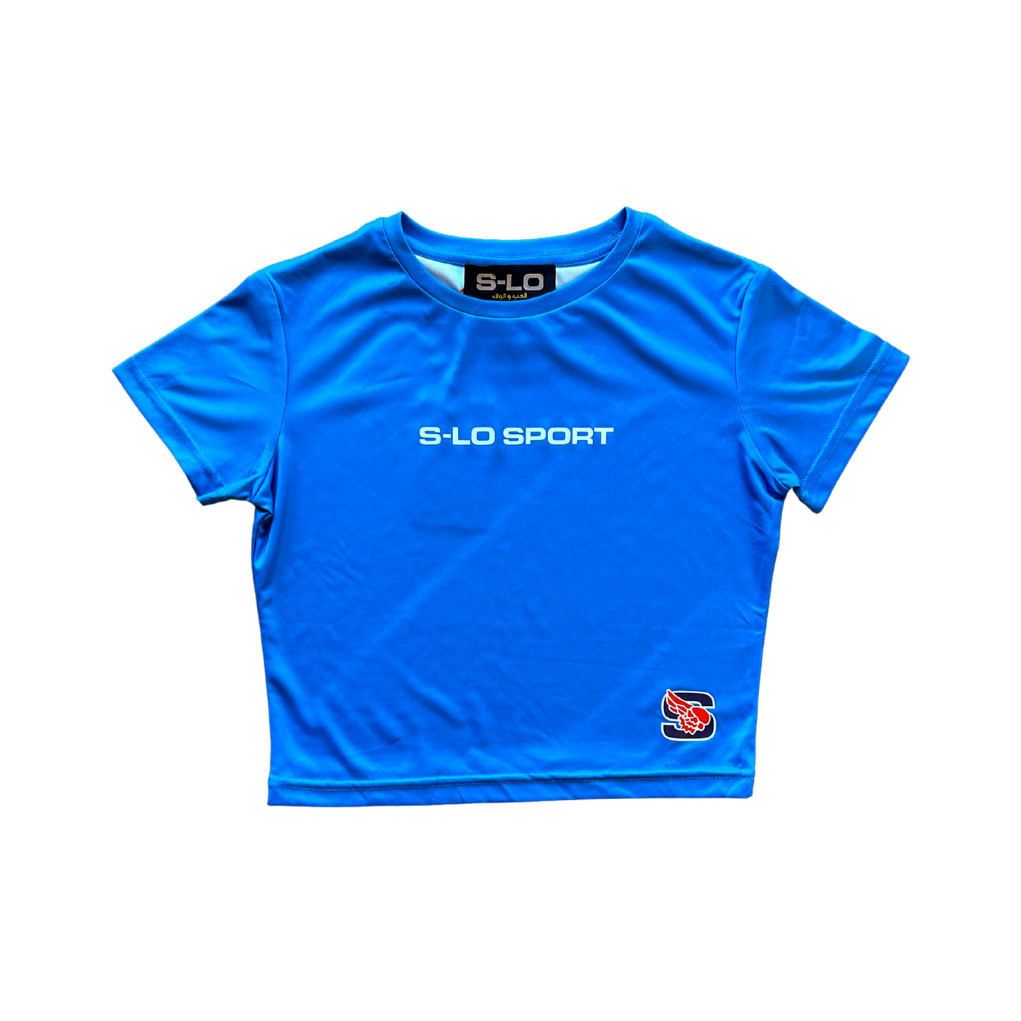 S-LO Crop Top - Blue