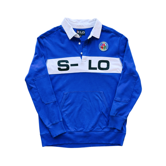 S-LO Long Sleeve Tee - Blue